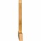 Ekena Millwork Portland Rough Sawn Timber Gable Bracket, Western Red Cedar, 48"W x 26"H x 2"D x 4"F, 13/12 Pitch GBW048X26X0204POR00RWR - alternate 5